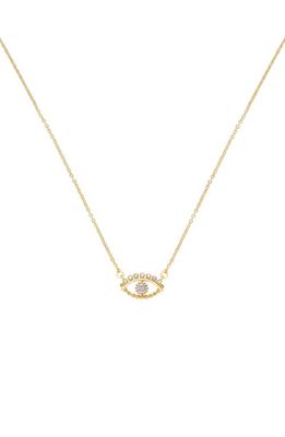 Ettika Evil Eye Pendant Necklace in Gold