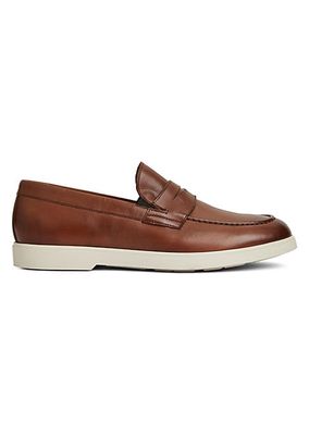 Ettore Leather Penny Loafers