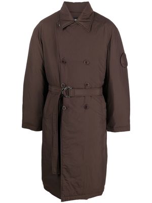 Etudes belted padded coat - Brown