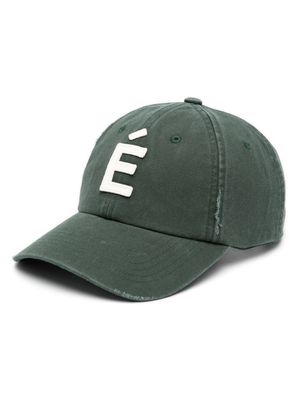 Etudes Booster cotton baseball cap - Green