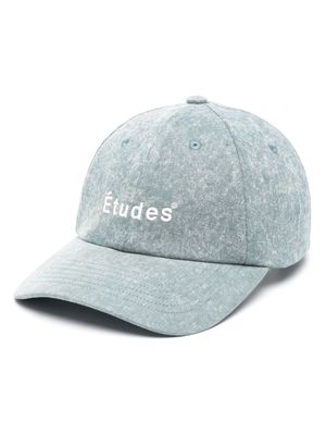 Etudes Booster logo-embroidered baseball cap - Blue