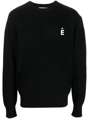 Etudes Boris logo-patch sweatshirt - Black