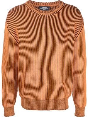 Etudes chunky knit crew-neck jumper - Brown