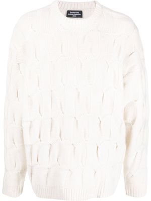 Etudes chunky-knit oversize jumper - Neutrals
