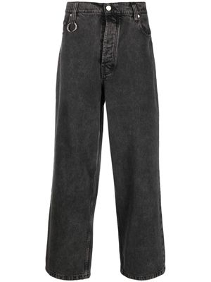 Etudes District mid-rise loose-fit jeans - Black