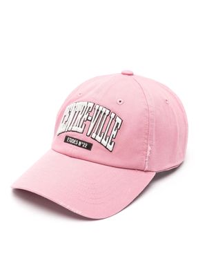 Etudes embroidered baseball cap - Pink