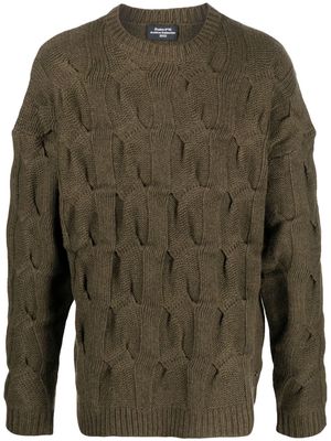 Etudes Gilson cable-knit jumper - Green