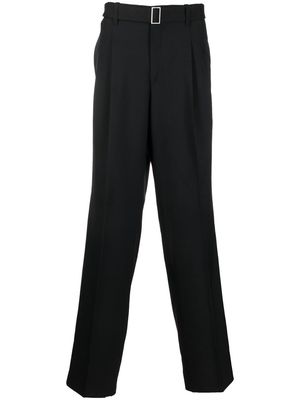 Etudes high-waist pleated trousers - Black
