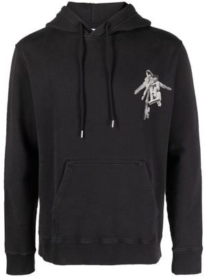 Etudes Klein Lovelock organic-cotton hoodie - Black