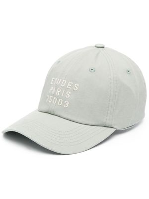Etudes logo-embroidered organic cotton cap - Green