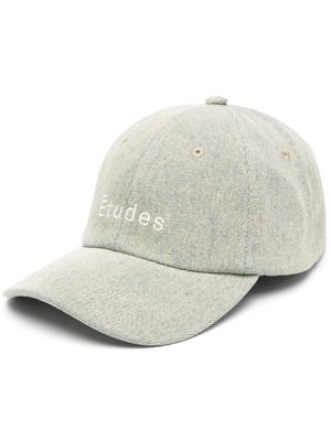 Etudes logo-embroidered organic-cotton cap - Yellow
