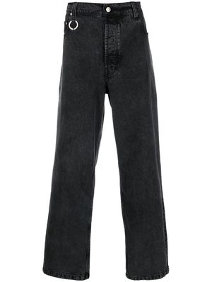 Etudes mid-rise straight-leg jeans - Black