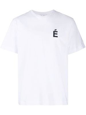 Etudes patch-detail cotton T-Shirt - White