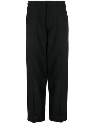 Etudes pressed-crease straight-leg trousers - Black