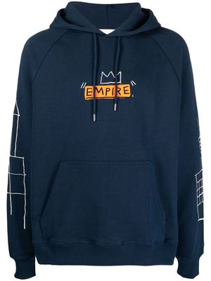 Etudes Racing Empire organic cotton hoodie - Blue