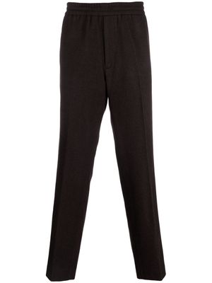 Etudes Romance flannel straight-leg trousers - Brown