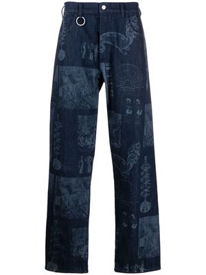 Etudes Side Batia Suter straight-leg jeans - Blue