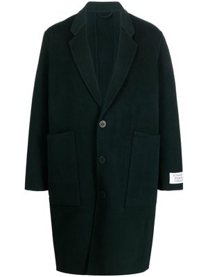 Etudes single-breasted wool coat - Green