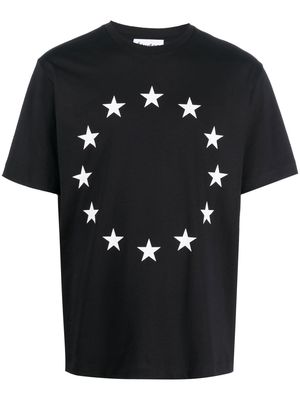 Etudes star-print organic cotton T-shirt - Black