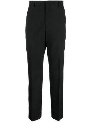 Etudes straight-leg virgin-wool trousers - Black