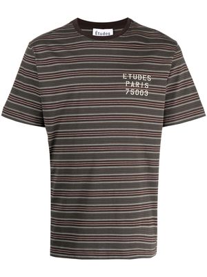 Etudes striped cotton T-shirt - Multicolour