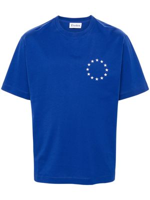 Etudes Wonder Europa cotton T-shirt - Blue