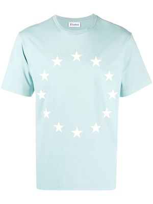 Etudes Wonder Europa organic cotton T-shirt - Blue
