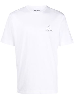 Etudes Wonder Logo organic-cotton T-shirt - White