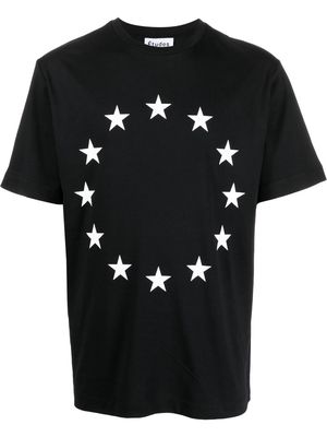 Etudes Wonder logo-print T-shirt - Black