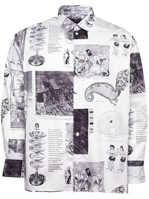 Etudes x Batia Suter Illusion cotton shirt - Neutrals