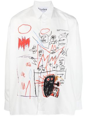 Etudes x Jean-Michel Basquiat long-sleeve shirt - White