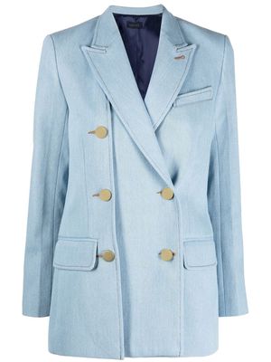 Eudon Choi overlap-panel tailored blazer - Blue