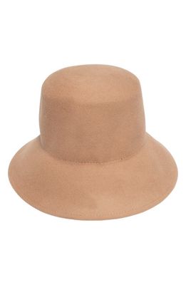 Eugenia Kim Ruby Wool Bucket Hat in Camel