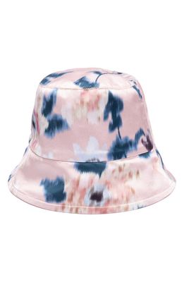 Eugenia Kim Yuki Cotton Blend Reversible Bucket Hat in Blush/Rose