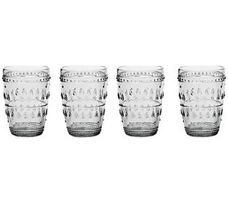 Euro Ceramica Fez 14-oz Highball Glass Set of 4