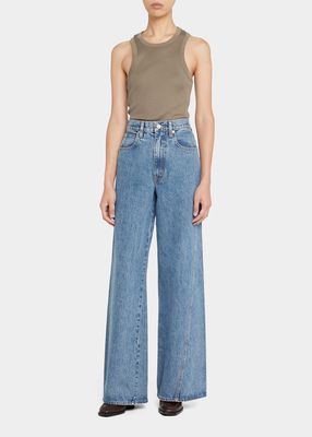 Eva High-Rise Wide Baggy Jeans
