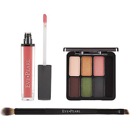 EVE PEARL Ultimate Eye Palette w/ Gloss & Dual Brush