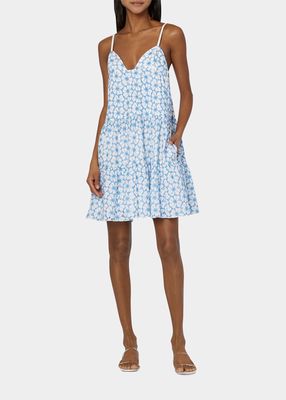 Evelyn Tiered Eyelet Dress