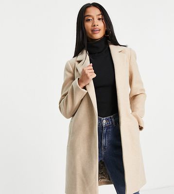 Ever New Petite smart tailored short coat in stone-Neutral
