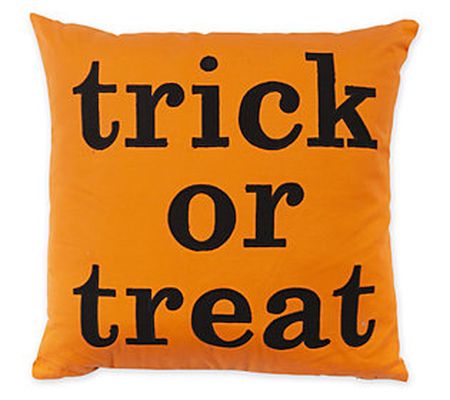 Evergreen 18"x18" Trick or Treat Pillow
