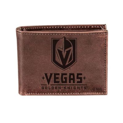 Evergreen Enterprises Brown Vegas Golden Knights Bifold Leather Wallet