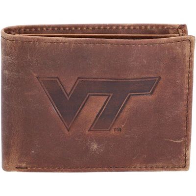 Evergreen Enterprises Brown Virginia Tech Hokies Bifold Leather Wallet