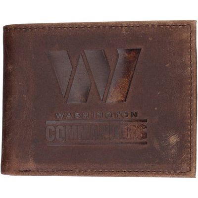 Evergreen Enterprises Brown Washington Commanders Bifold Leather Wallet