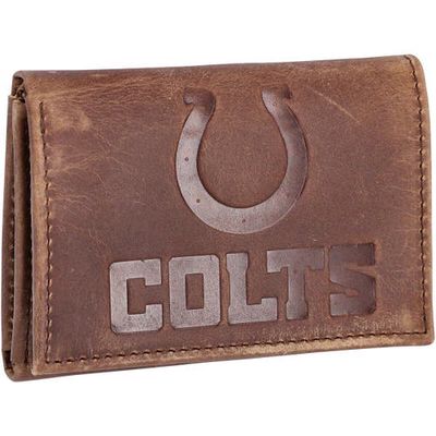Evergreen Enterprises Indianapolis Colts Leather Team Tri-Fold Wallet in Brown