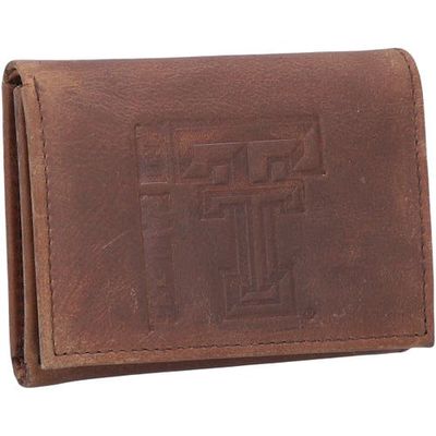 Evergreen Enterprises Texas Tech Red Raiders Leather Team Tri-Fold Wallet in Brown