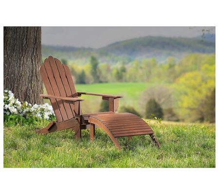 Evergreen Foldable Chair with Footrest