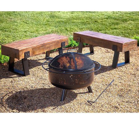 Evergreen Richland Indoor/Outdoor Reclaimed Wood Bench