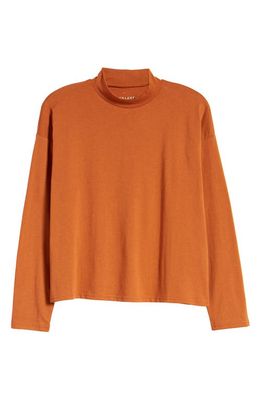 Everlane The Square Mock Neck Tee in Autumn Leaf