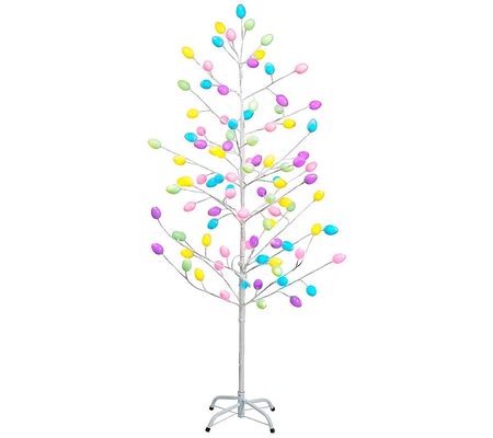 Everlasting Glow 5' Lit Easter Egg Tree by Ever lasting Glow