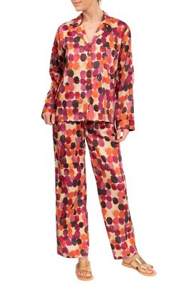 Everyday Ritual Allison/Angela Cotton Pajamas in Painters Pallet 